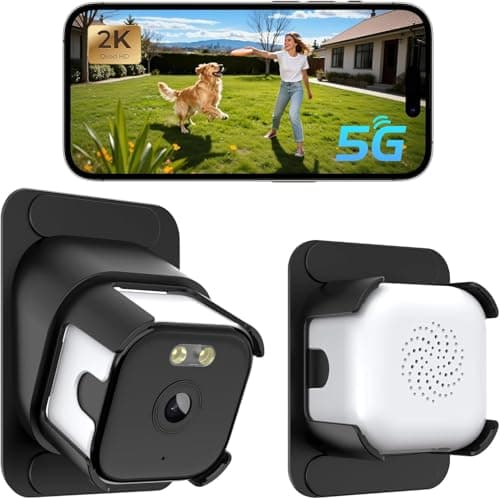 Image of Aqash Window Security Camera 2 Pack 3MP 2K - 5GHz WiFi Wired Safeview Window Camera with Night Vision for Looking Outside Indoor, 24/7 Recording Motion Detection ChroMax AI Color Support