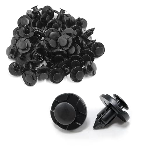 Image of LEPEVNEY Bumper Rivet Front Bumper Clips for Nissan 8mm Hole Retainer Clips Rivets Flaps Bumper Fender Push Clips 50 Pcs