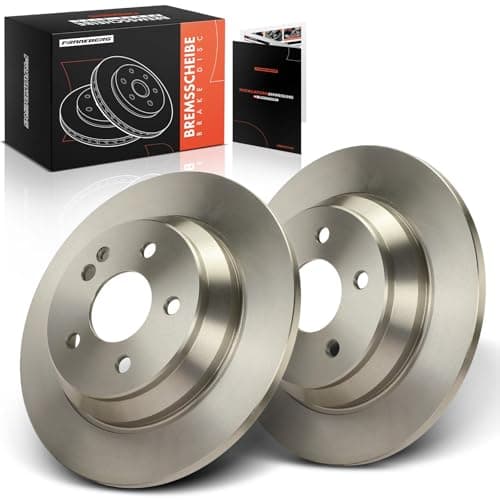 Image of Frankberg Brake Disc Set incl. 2x Discs Rear Solid Ø300mm Compatible with V-Class Vito Tourer Marco Polo Camper Vito Box Replace# 4474230012