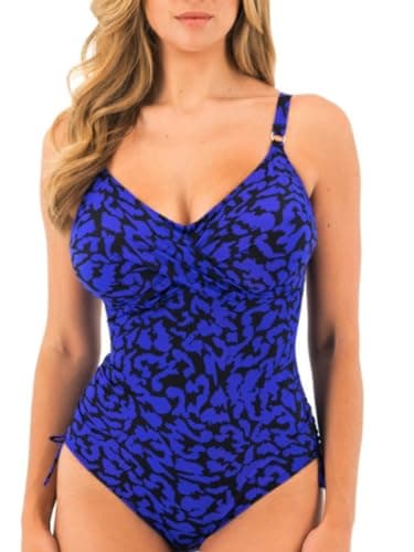 Image of Fantasie Swim Hope Bay Underwired Adjustable Leg Swimsuit (32E, Ultramarine)
