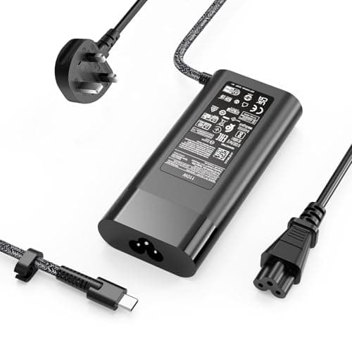 Image of 110W USB C AC Charger for HP M52950-001 M52946-003 M52946-001 TPN-CA24 TPN-DA24 HP Elite Dragonfly G3 ZBook Firefly 16 G9 G10 EliteBook 860 865 G9 G10 Laptop Power Adapter Supply Cord