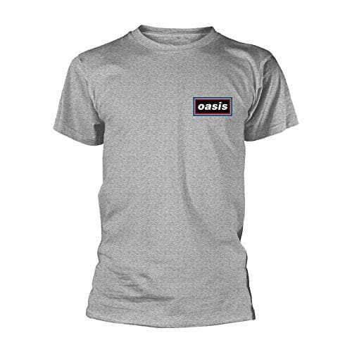 Image of Oasis Lines (Grey) Official Tee T-Shirt Mens Unisex (X-Large)