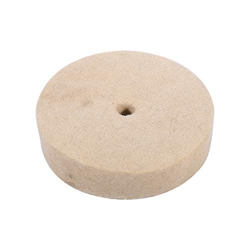 Image of GOTOTOP Felt Polishing Wheels, 4 Inch Round Wool Polishing Wheel, Soft Felt Polishing Disc 100x25mm