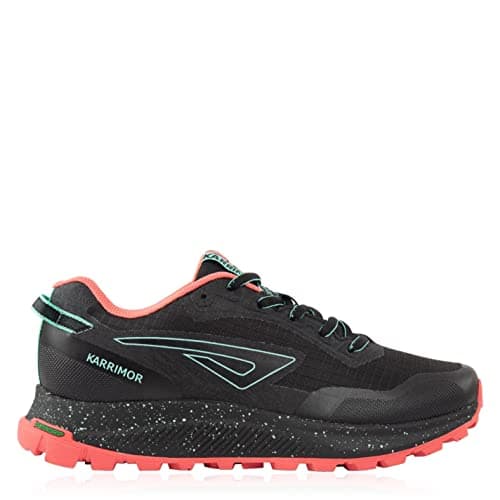 Image of Karrimor Women Tempo 8 Ladies Trail Running Shoes Black/Pink 6.5 (39.5)