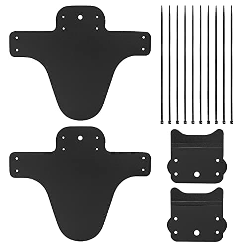 Image of YHT 2 Pack Mountain Bike Fenders, High Compatible Bicycle Mudguard Fits 26", 27.5", 29", Thicken Widen Front and Rear Mud Guard, MTB Fender, Frame Guards, Black…