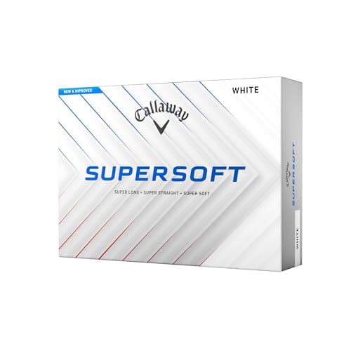 Image of Callaway Golf Supersoft Golf Ball 2025, White