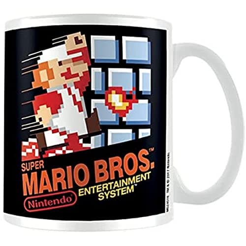 Image of Pyramid International Super Mario (Nes Cover) Mug - 10Oz / 315Ml Ceramic Mug - One Size