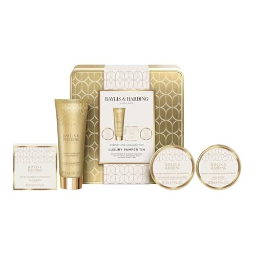 Image of Baylis & Harding Sweet Mandarin & Grapefruit Luxury Pamper Tin Gift Set - Vegan Friendly (Pack of 1)