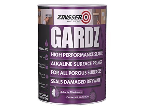 Image of Zinsser ZINGS1L GS1L Gardz Sealer Primer 1 Litre, 1L, Clear