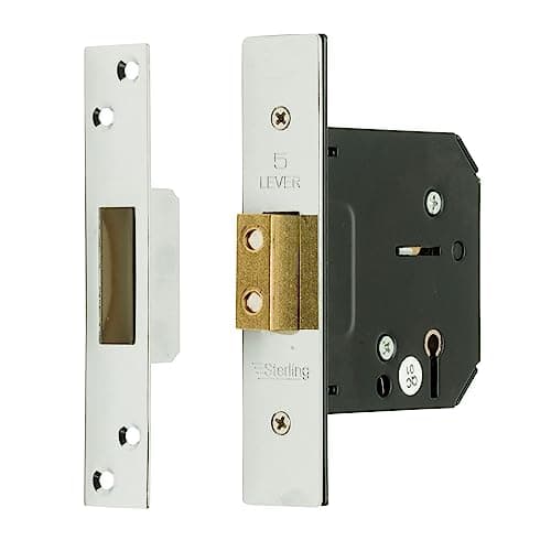 Image of Sterling MLD530N 3-inch/76mm 5-Lever Deadlock, Chrome