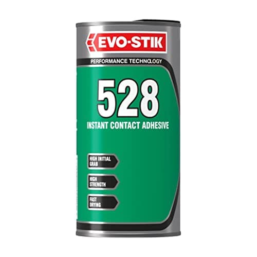 Image of EVO-STIK 528 Instant Contact Adhesive - 500ml - Multi-Purpose Adhesive - High Shear Strength - Good Temperature Resistance - Excellent Final Bond Strength
