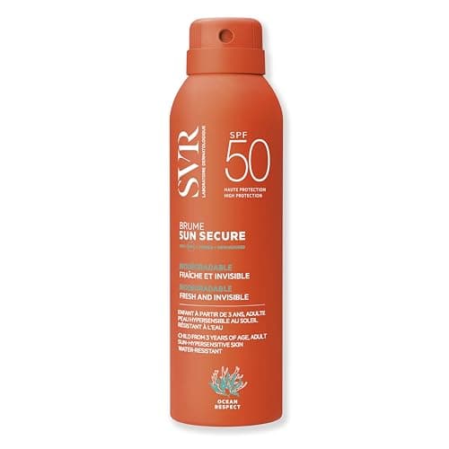 Image of SVR SUN SECURE Body Mist Sunscreen SPF 50+ for Sensitive Skin, Very High Protection Sunscreen Spray, Invisible Finish, Reef-Safe, All Ages, 200ml