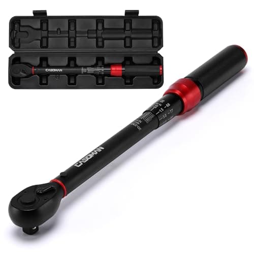 Image of CASOMAN Torque Wrench 1/2, 20-230 Nm Car Torque Wrench, ± 3% Accuracy, 72-Tooth Dual-Direction Adjustable Torque Wrench for Car Motorcycle, Truck