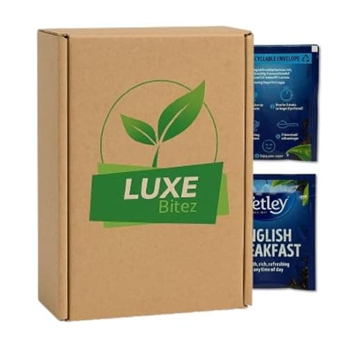 Image of English Breakfast Tea Envelopes | Bold & Traditional Black Tea Blend | Ideal for Travel, Office & Catering | Compatible for Tetley By Luxe Bitez | Pack of 200