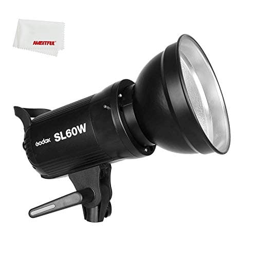 Image of Godox SL60W SL-60W 60WS Bowens Mount CRI 95+ LED Video Light SL60W White 5600K Version with RC-A5 Remote Control