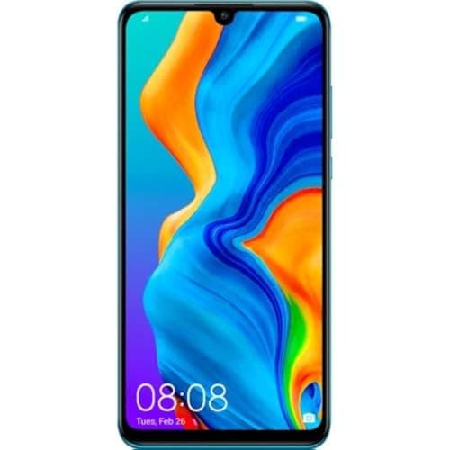Image of HUAWEI P30 lite 15.6 cm (6.15") 64 GB 4G USB Type-C Blue Android 9.0 3340 mAh P30 lite, 15.6 cm (6.15"), 2312 x 1080 pixels, 64 GB, 48 MP, Android 9.0, Blue