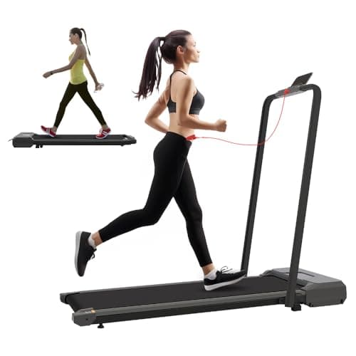 Image of Panana Under Desk Treadmill for Home & Office, 2 in 1 Folding Walking Pad, Quiet 2.5HP Motor, Remote Control, LED Display, Slim Running Machine for Apartment