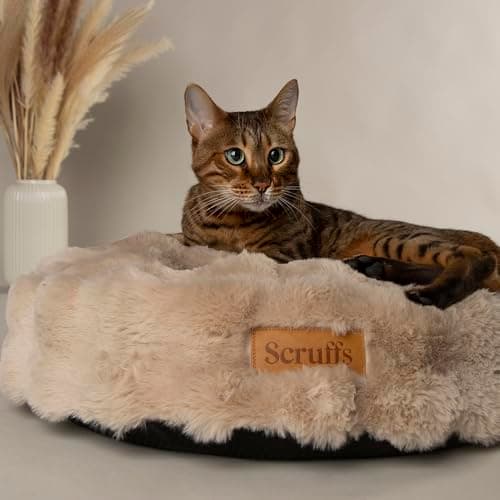 Image of Scruffs Luxury Alpine Round Small Dog or Cat Cushion (S)