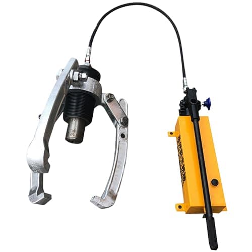 Image of Hydraulic Gear Puller, 100T 3-Jaw Bearing Puller Kit, 63MPa Industrial Pulley Remover Tool for Bearings & Gears