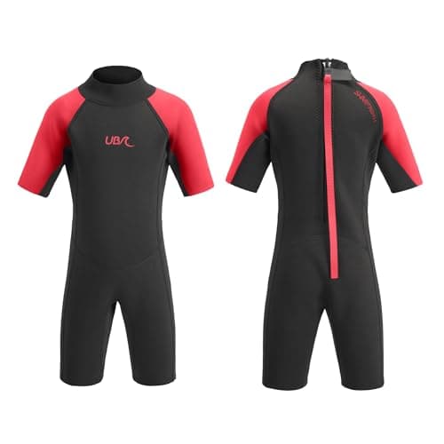 Image of Urban Beach 2mm Neoprene Wetsuit, Kids Shorty Wetsuit for Boys and Girls, Shortie Wetsuit, Multiple Sizes