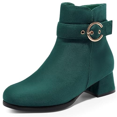 Image of Harvest Land Women Ankle Boots Lady Side Zipper High Heel Boot Fashion Chelsea Boots