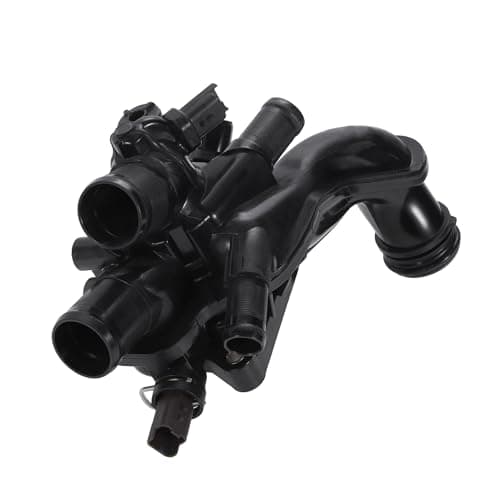Image of A ABSOPRO Engine Coolant Thermostat for Citroen C4 Coupe LA 1.6L 2008-2011 9808647080 Engine Coolant Thermostat Housing Water Outlet Assembly Pack of 1