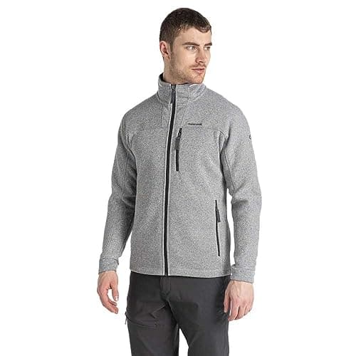 Image of Craghoppers Mens Torney Ii Jacket Full Zip Fleece, Grey, S EU