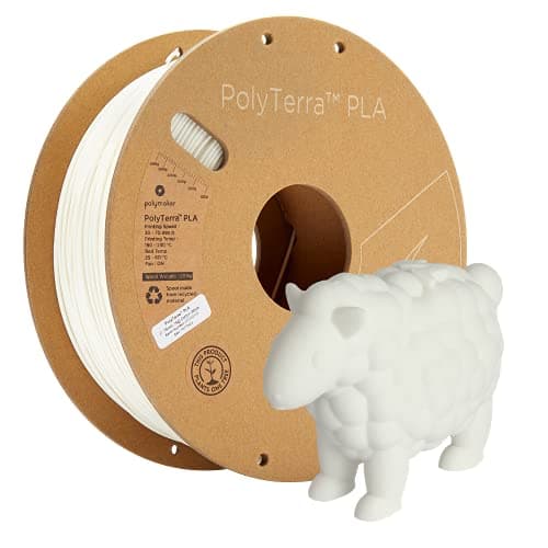 Image of Polymaker 70822 PolyTerra PLA Filament PLA geringerer plasticgehalt 1.75mm 1000g White (matt) 1 pc(s)