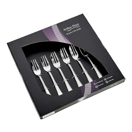 Image of Arthur Price Classic Grecian Set of 6 Pastry Forks