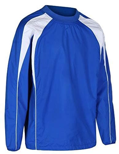 Image of FIT Team Wear Pro Training Top Drill Pull Over Contact Jacket (Royal/White, XXLarge)
