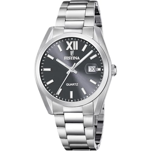 Image of Festina Mens Stainless Steel Watch with Steel Bracelet F20707/3