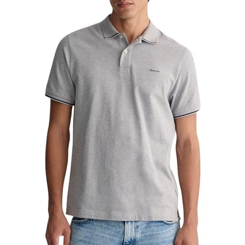 Image of GANT Tipping SS Pique Polo Shirt