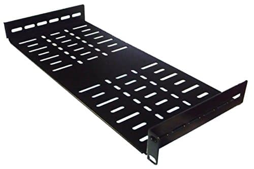 Image of All Metal Parts 1U 19 inch Vented Rack Shelf 200mm Deep