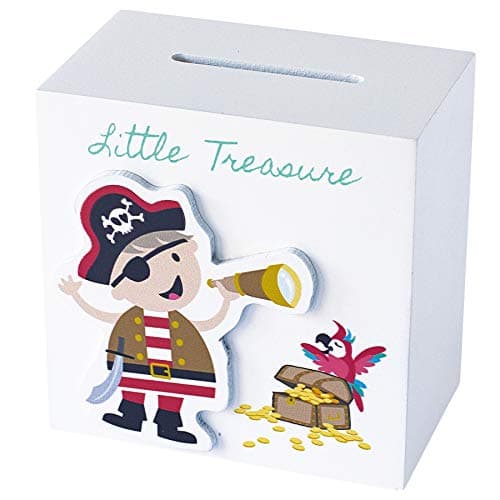 Image of Arora Kids Pirate Money Box, Multicolour, One Size