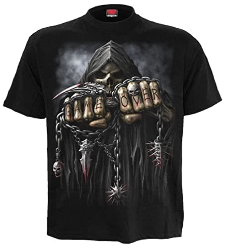 Image of Spiral Mens M101 T-Shirts, Black, 3XL UK