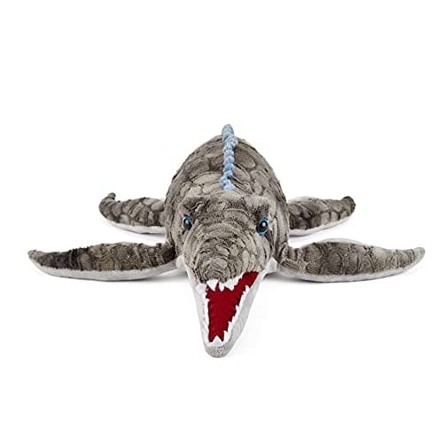 Image of Zappi Co Children's Realistic Lifelike Large Plush Toy - Soft & Cuddly Stuffed Animal for Boys and Kids (38cm Length) (Mosasaurus)