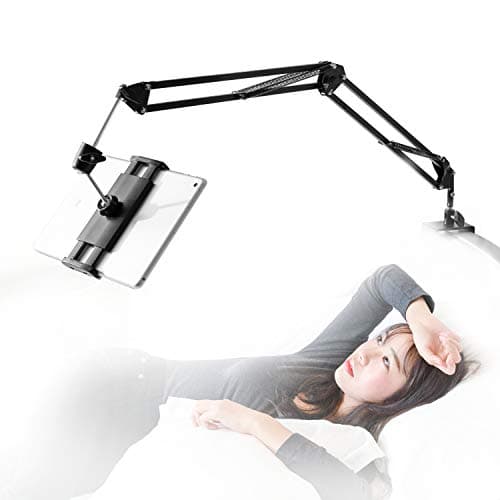 Image of Tablet stand for bed, Adjustable Tablet Holder with 360 Degree Rotating&flexible Arm Compatible with iPad 2023,iPhone 15 Pro, Switch, Kindle,Samsung Tab,or Other 4.7~12.9 inch Devices