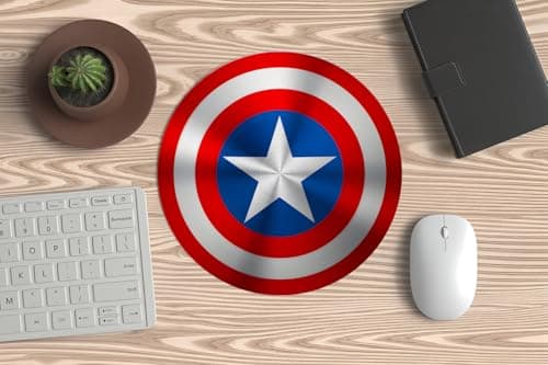 Image of Mouse Mats for Mouse, PC or Laptop Mouse - Freaks - Movies - TV Series (Mat Cap. America).