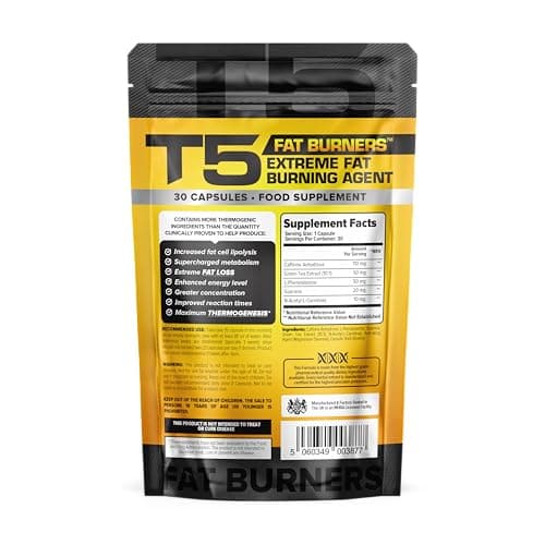 Image of Fat Burners - Maximum Strength Weight Loss Supplement | Metabolism Booster, Appetite Suppressant, and Energy Enhancer | 30 Capsules for Men and Women | Clinically Proven Formula (3)
