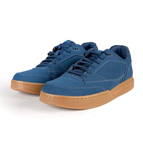 Image of Endura Men's Hummvee Flat Pedal Shoes, Navy, 42.5