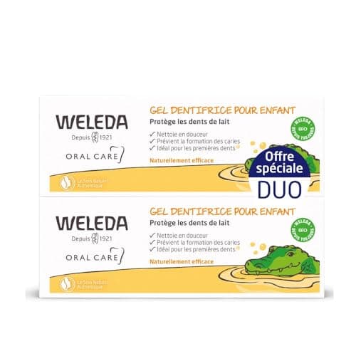 Image of Weleda Toothpaste Gel for Child 2 x 50ml