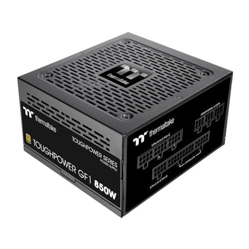 Image of Thermaltake GF1 (2024) Fully Modular ATX 850W Power Supply - 80 Plus Gold - Ultra Quiet - Zero RPM, PS-TPD-0850FNFAGU-P