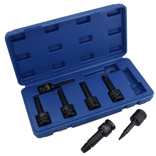 Image of 1/2in Drive Impact Screw Stud Spiral Extractor Remover Removal Set 3 – 12mm