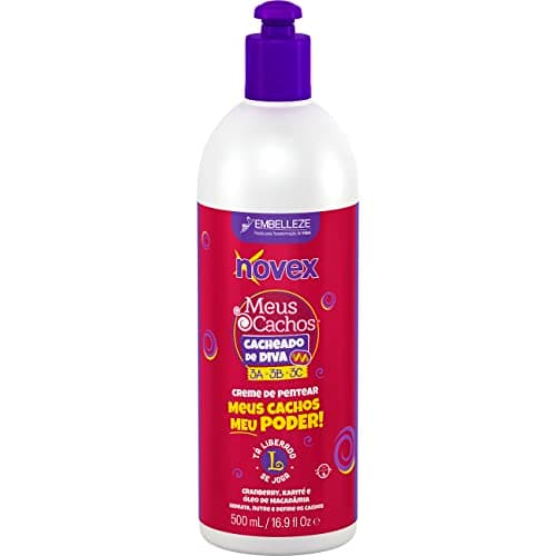 Image of Novex Embelleze My Curls Activator Intense Curls Memorizer with Cranberry leave in conditioner 500g by Novex