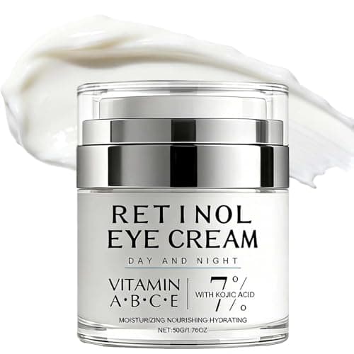 Image of Retinol Eye Cream for Dark Circles & Puffiness,Serum with Vitamin C, Firming & Brightening Under Eye Cream for Men and Women