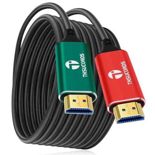 Image of Thsucords 4K Fiber Optic HDMI Cable 50M, HDMI 2.0 Cable Support UHD 4K@60Hz HDR/18Gbps/4:4:4/3D/ARC/HEC/for RTX 3080/3090 Xbox Series X PS9 Denon AV Receiver LG Samsung Sony TV