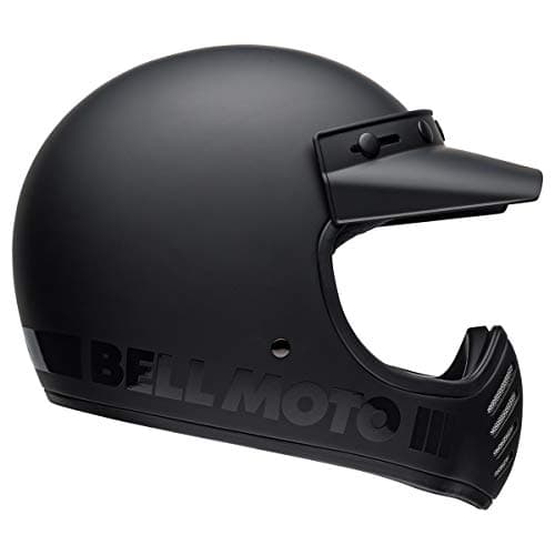 Image of Bell Moto-3 Classic Adult Off-Road Motorcycle Helmet - Matte/Gloss Black/Small