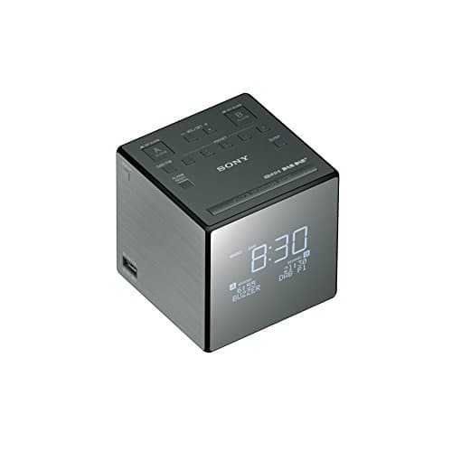 Image of Sony XDR-C1DBP DAB/DAB+/FM Clock Radio with Dual Alarm and USB Smartphone Charging, Grey
