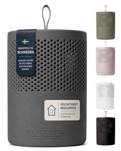 Image of ABSODRY DUO Family Moisture Absorber 1.3lb Bag — Dehumidifier for Bedroom, Electricity & Battery Free Dehumidifiers for Home, Air Cleaner Odor Eliminator for Home Up to 90 Days, 165 ft² Gray 1 Pk