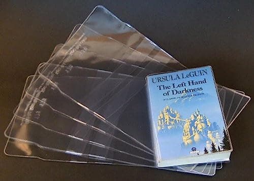 Image of 10X Clear Plastic Paperback Book Covers 180MM